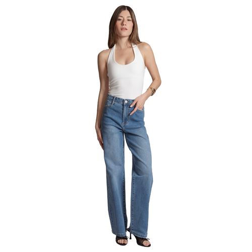 Pantalón de mezclilla Balam  azul para dama BL7571
