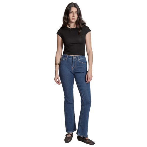 Pantalón de mezclilla Balam  azul para dama BL7492