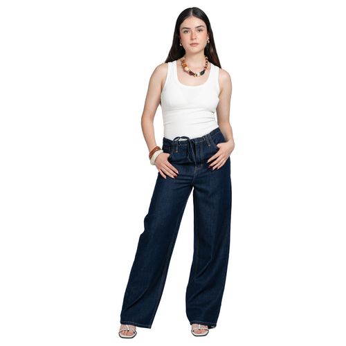 Pantalón de mezclilla Balam  azul para dama BB0332