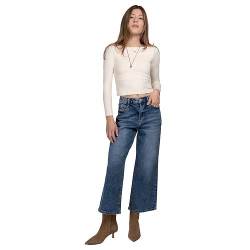 Pantalón de mezclilla Balam  azul para dama BL7665