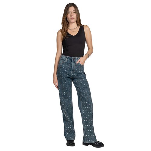 Pantalón de mezclilla Balam  azul para dama BL7621