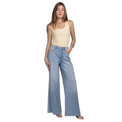 Pantalón de mezclilla Balam  azul para dama BL7610