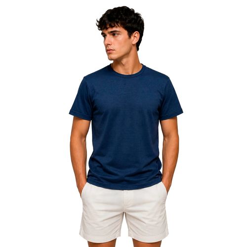 Playera Bobois azul para caballero A61301-MAR