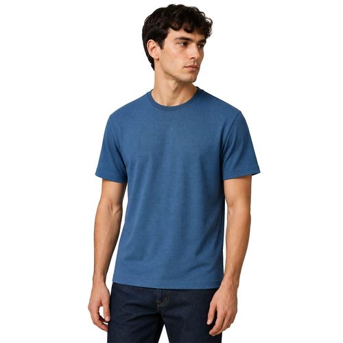 Playera Bobois azul para caballero A61405-AZU