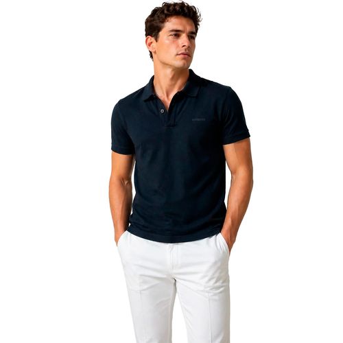 Playera tipo polo Bobois negro para caballero APOLBS-NEG