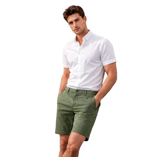 Bermuda Bobois verde para caballero GBRABSON-OLI