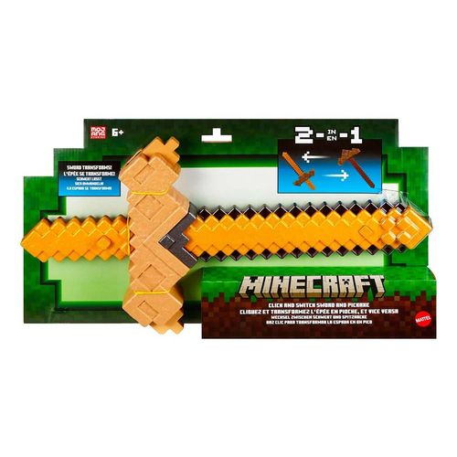 Espada Minecraft transformable 2 en 1 jkc15
