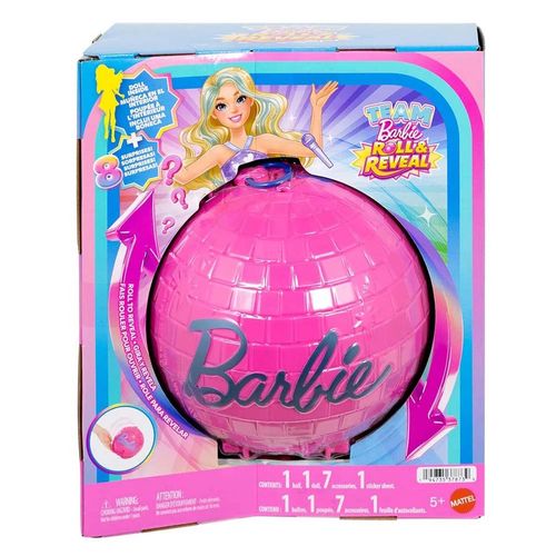Muñeca Barbie roll & reveal pop star jmk19