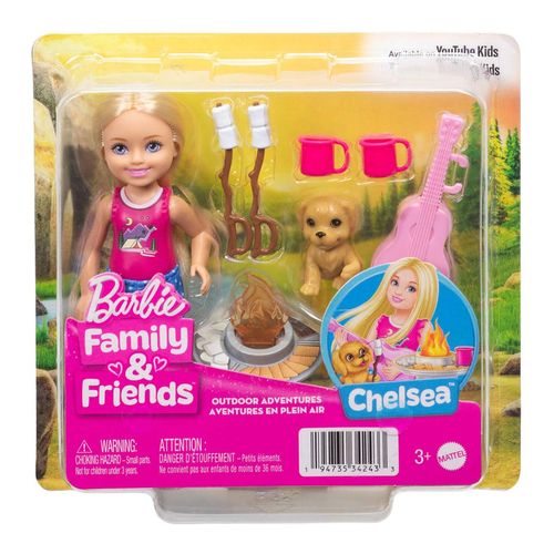Muñeca chelsea Barbie campista jjv61