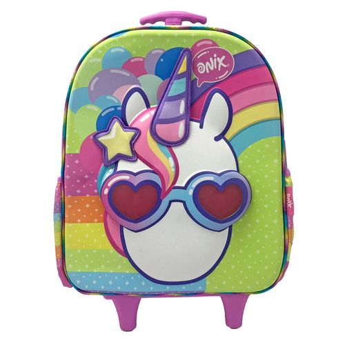 Mochila con ruedas Onix escolar multicolor 186361