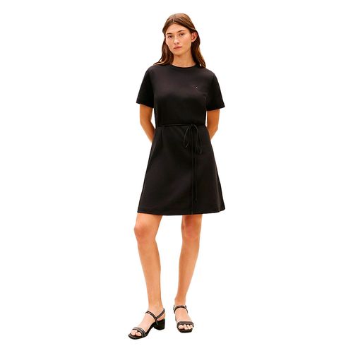Vestido Tommy Hilgifer negro para dama  WW0WW49772-BDS