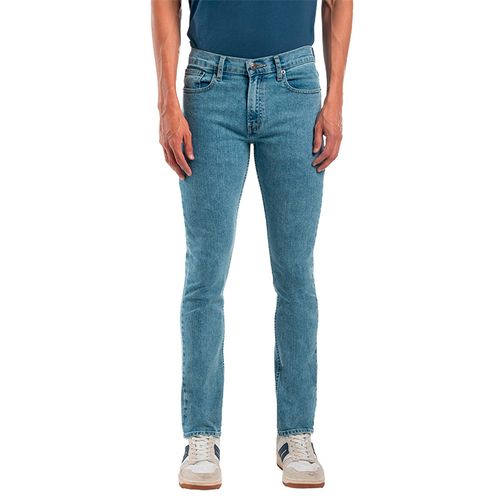 Pantalón de mezclilla Oggi Jeans azul para caballero IRON AVATA