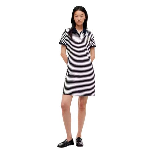 Vestido Tommy Hilgifer azul para dama  WW0WW50946-0BA