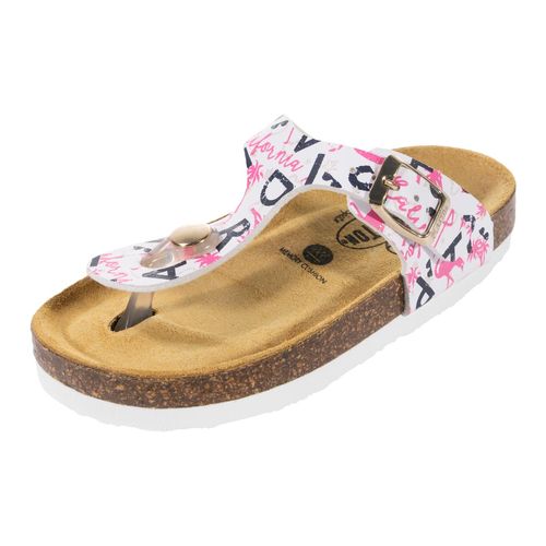 Sandalia casual Plakton blanco para jovencita 131671