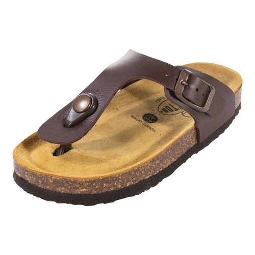 Sandalia casual Plakton café para jovencita 131671