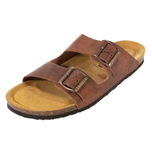 Sandalia casual Plakton café para caballero 175857