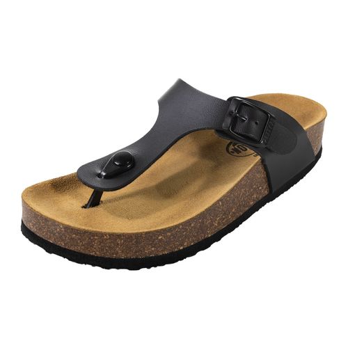 Sandalia casual Plakton negro para dama 341671