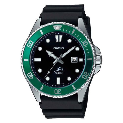 Reloj Casio verde para caballero MDV-106B-1A3VCF