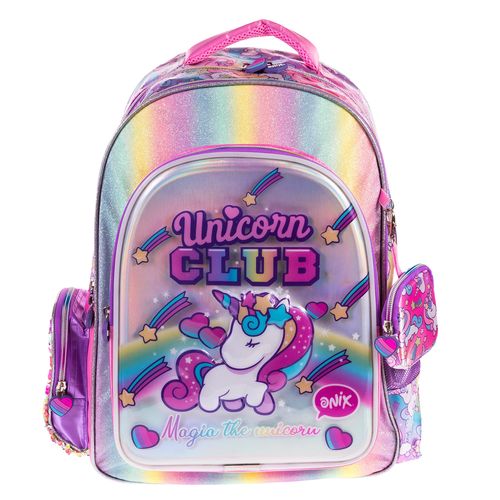 Mochila Onix rosa-glitter bts magia