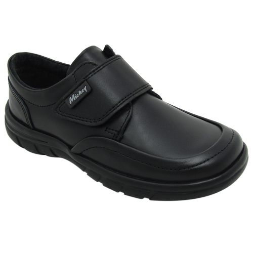 Zapato escolar juvenil con velcro para niño Mickey 5536-02