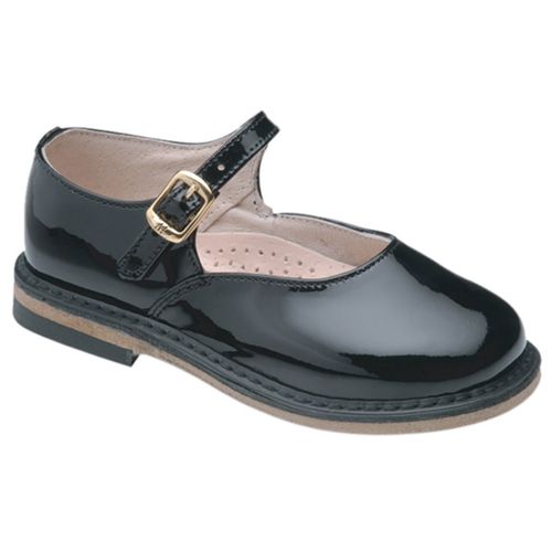 Zapato escolar de charol con hebilla para niña Mickey q508-08