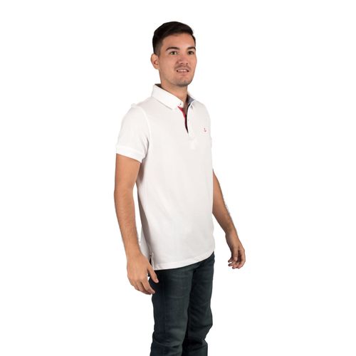 Playera Tipo Polo Cabo Rojo Blanco 1500 Sf