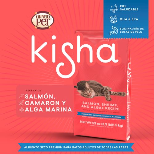 Alimento Para Gato Grandpet Kisha Adulto 1.5 Kg