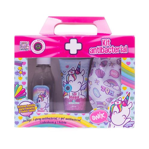 Kit antibacterial para niña Onix magia
