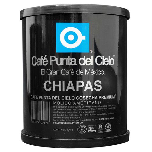 Café Molido Región Chiapas Punta Del Cielo 300 Gr