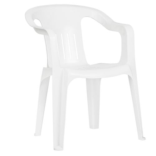Silla de plástico Duna blanca brexia