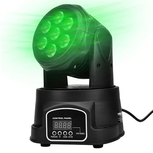 Mini cabeza robótica led Master negro rc-minihead