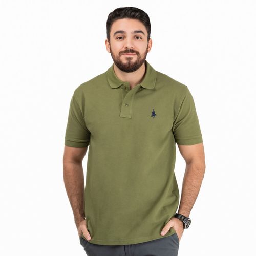 Playera Casual Para Caballero Polo Club Verde 101