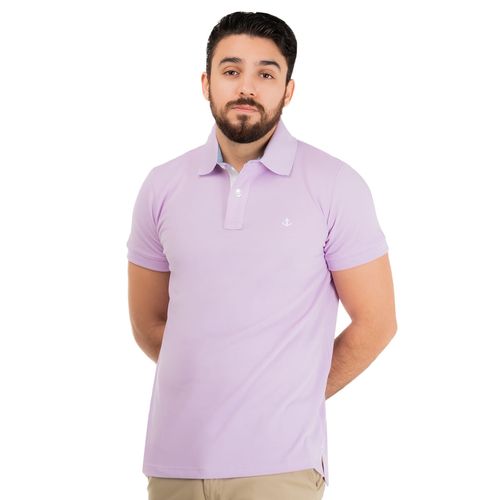 Playera Tipo Polo Para Caballero Cabo Rojo Morado 1500 Sfc