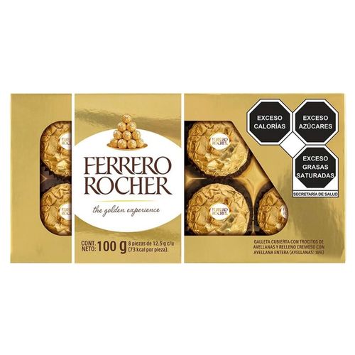 Chocolate Ferrero rocher 8 piezas 23380