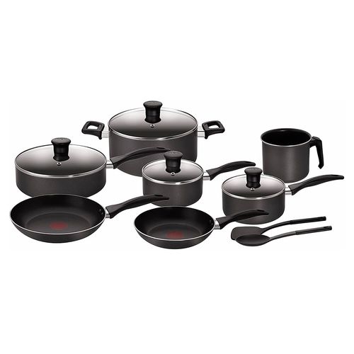 Batería De Cocina Tefal Negro 13 Piezas A730Sa74