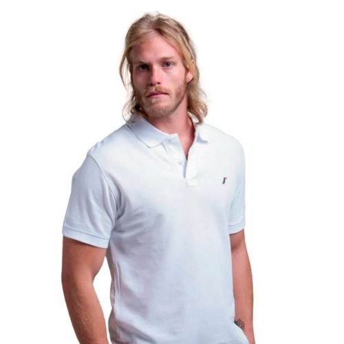 Playera Casual Polo Para Caballero Tucané Blanco Magic Original