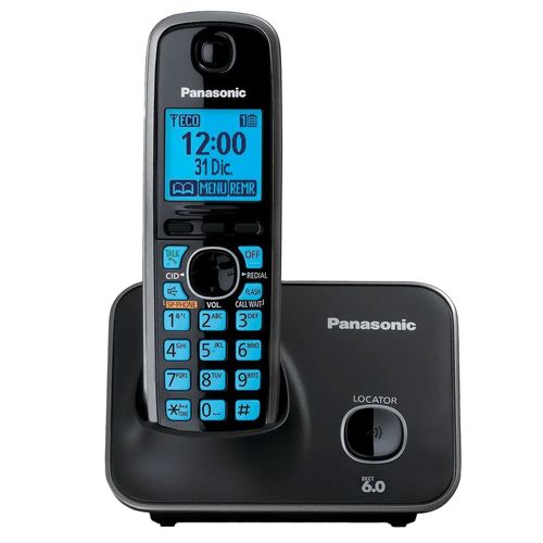 Teléfono inalámbrico Panasonic kx-tg4111meb negro
