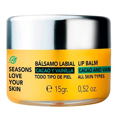 Tratamiento Para Labios Seasons Bálsamo Labial Cacao y Vainilla FPS15 FAC0158