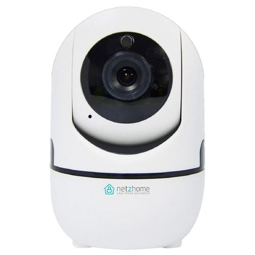 Cámara de seguridad netzhome con sensor de movimiento wi-fi blanco wv10