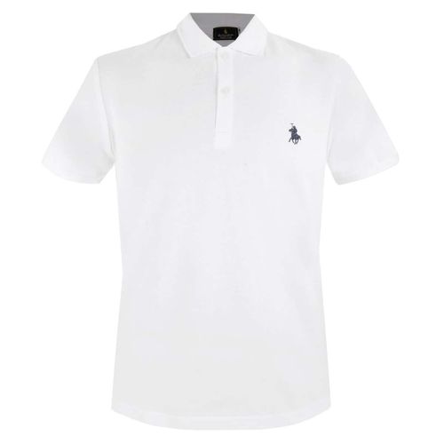 Playera Tipo Polo Para Caballero Polo Club Blanco 101