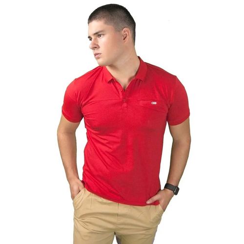 Playera Tipo Polo Para Caballero Chili Beans Rojo PL BASIC 14