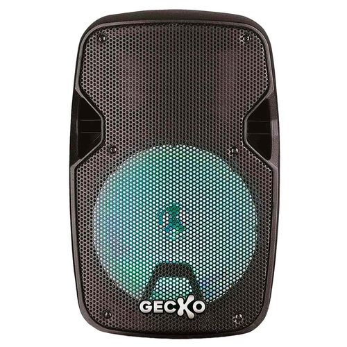 Bocina de 8p Gecko recargable negro gk-8