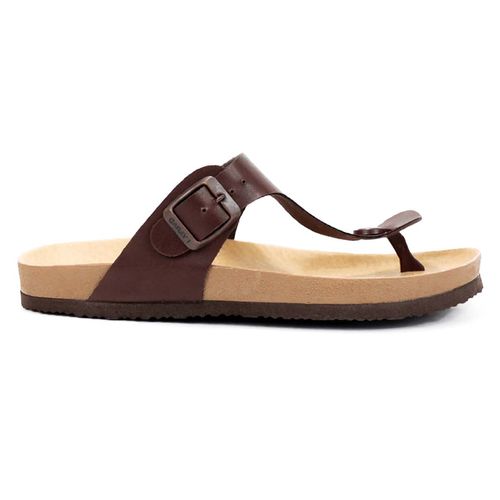 Sandalia casual Caray café para dama Crown