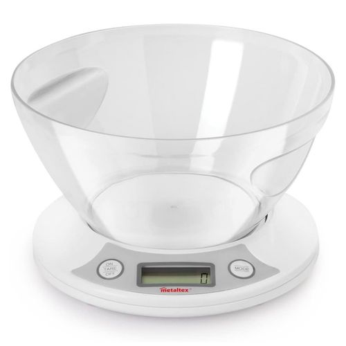 Báscula digital para cocina Metaltex con recipiente 259294