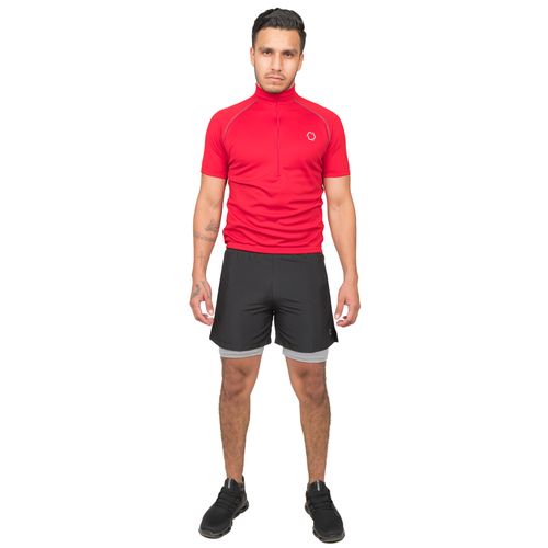 Short Deportivo Para Caballero Hexagon Negro 8865