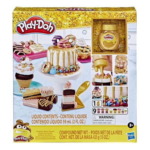 Juego Play-Doh Gold Star Baker E9437