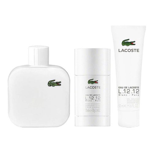 Estuche para caballero Lacoste l.12.12 male blanc 99350055764