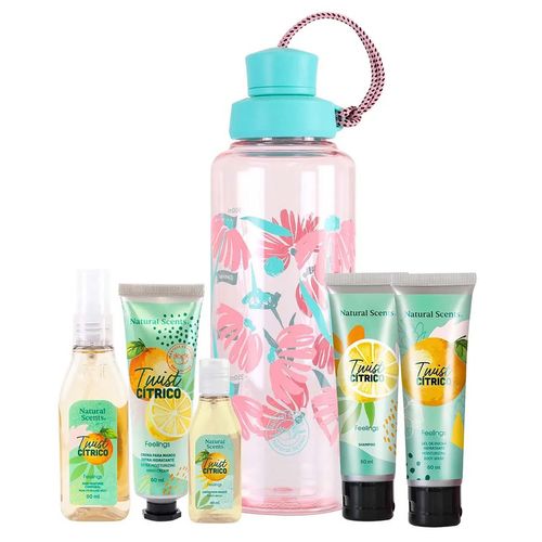 Kit de fragancia Natural Scents termo litro twist cítrico 72810