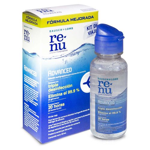 Solución Renu Advanced Bausch y Lomb Incoloro 158494