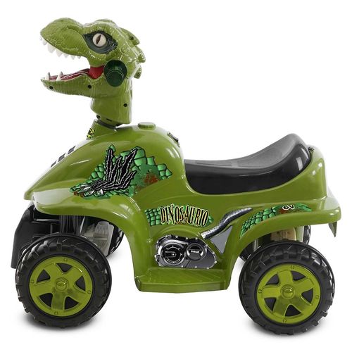 Moto eléctrica para niño Prinsel mini quad dinosaurio verde 1298